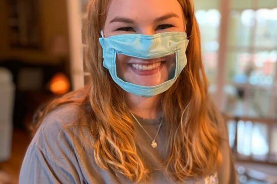This College Student Is Making Special Handmade Masks For Hard Of Hearing And Deaf People